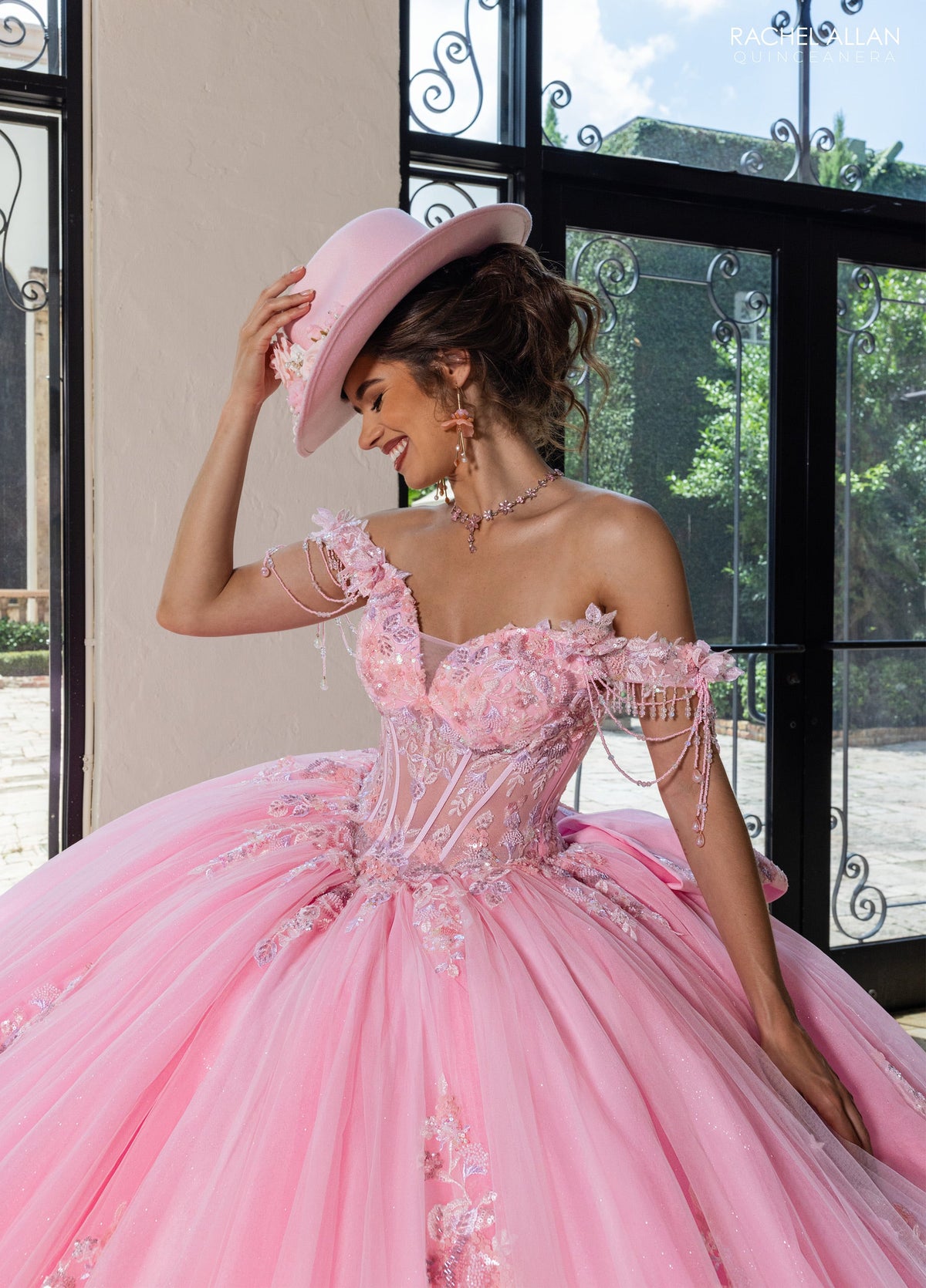 Rachel Allan RQ1184 Off Shoulder Quinceanera Dress