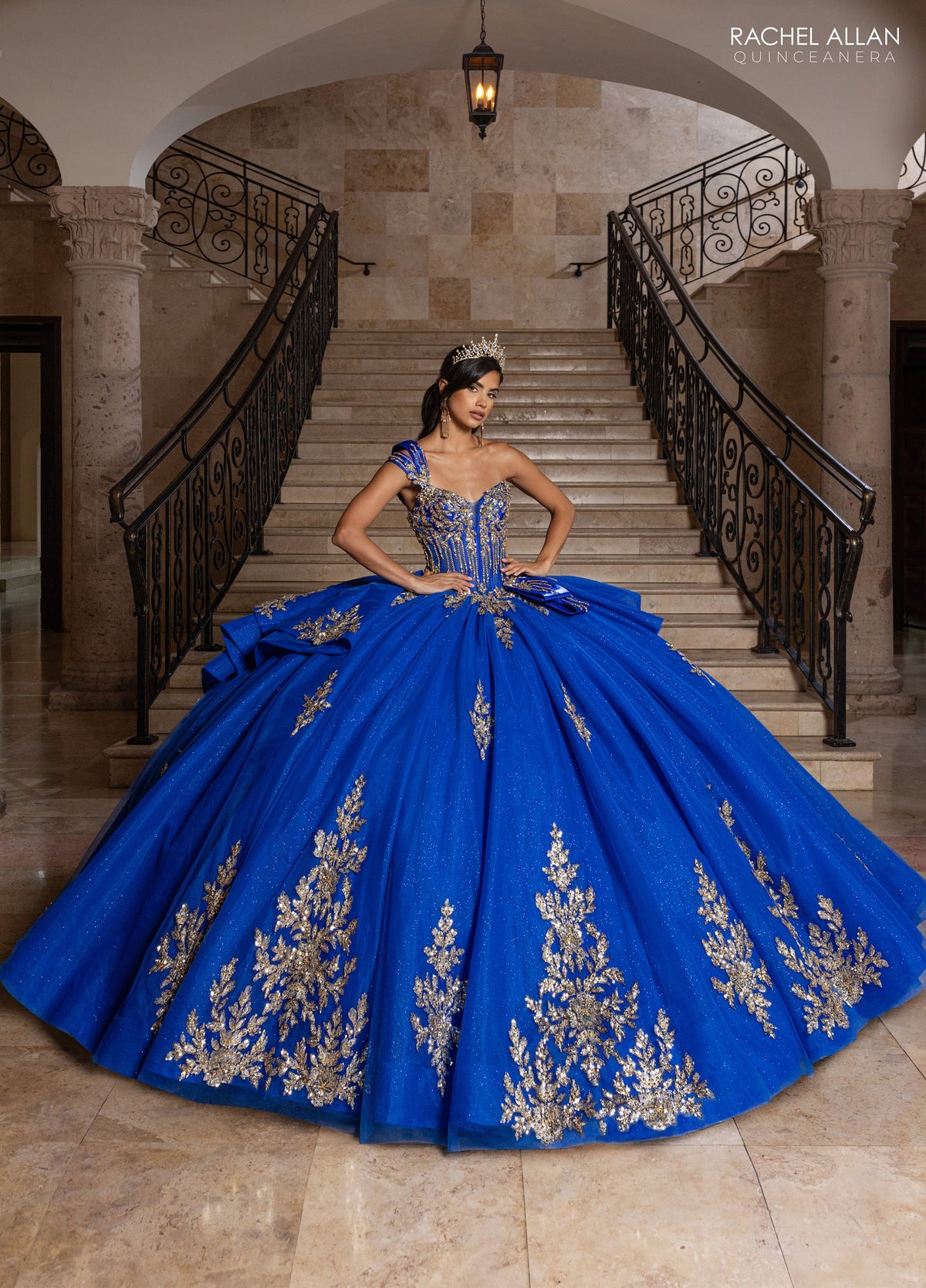 Rachel Allan RQ1186 One Shoulder Quinceanera Dress