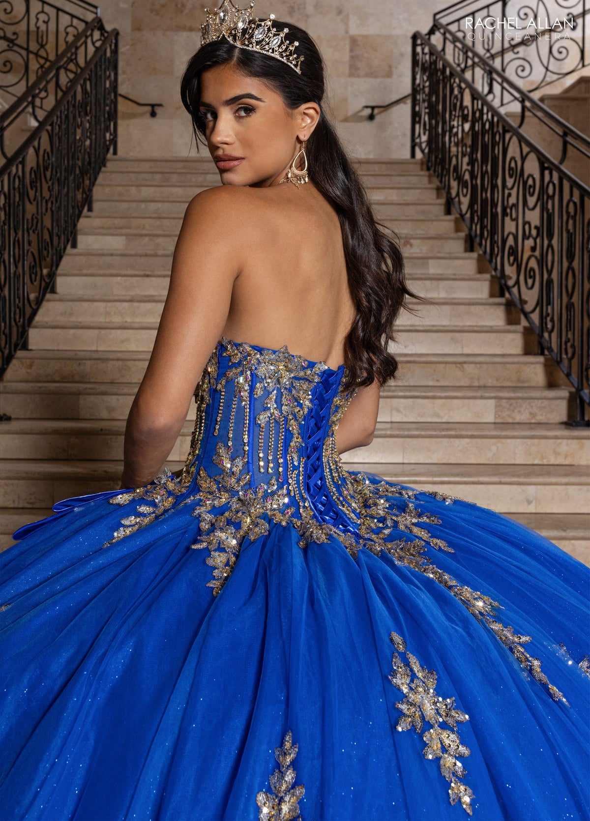 Rachel Allan RQ1186 One Shoulder Quinceanera Dress