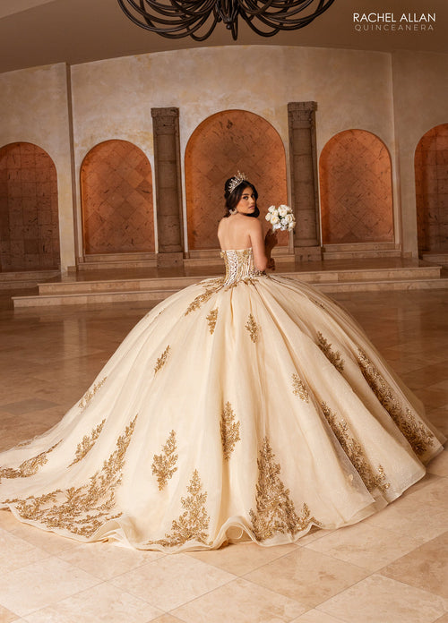 Rachel Allan RQ1186 One Shoulder Quinceanera Dress