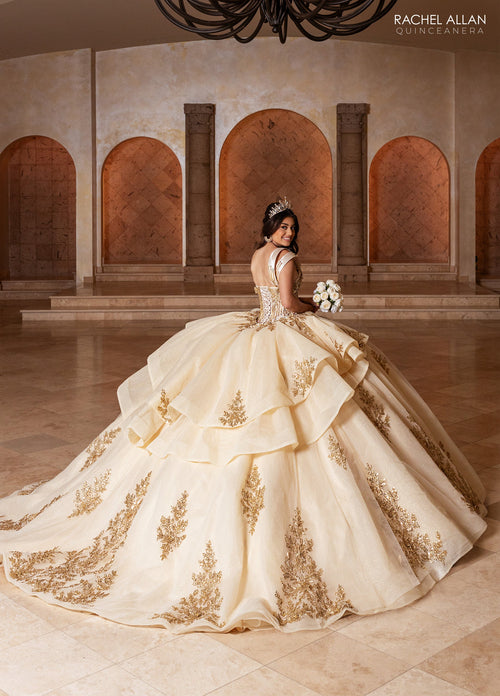 Rachel Allan RQ1186 One Shoulder Quinceanera Dress