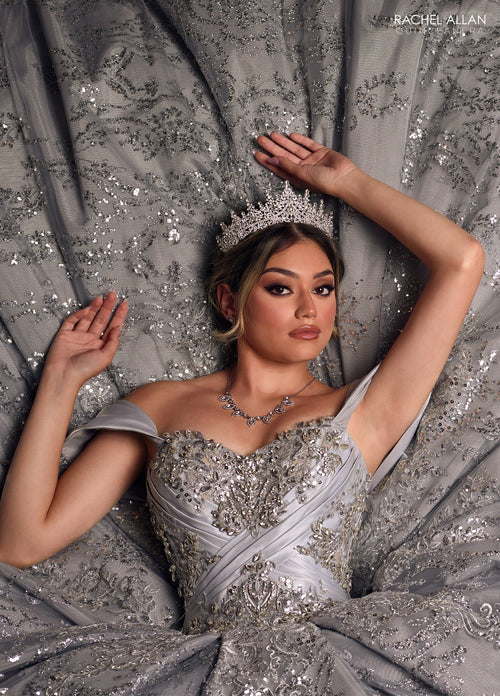 Rachel Allan RQ2194 Off Shoulder Quinceanera Dress