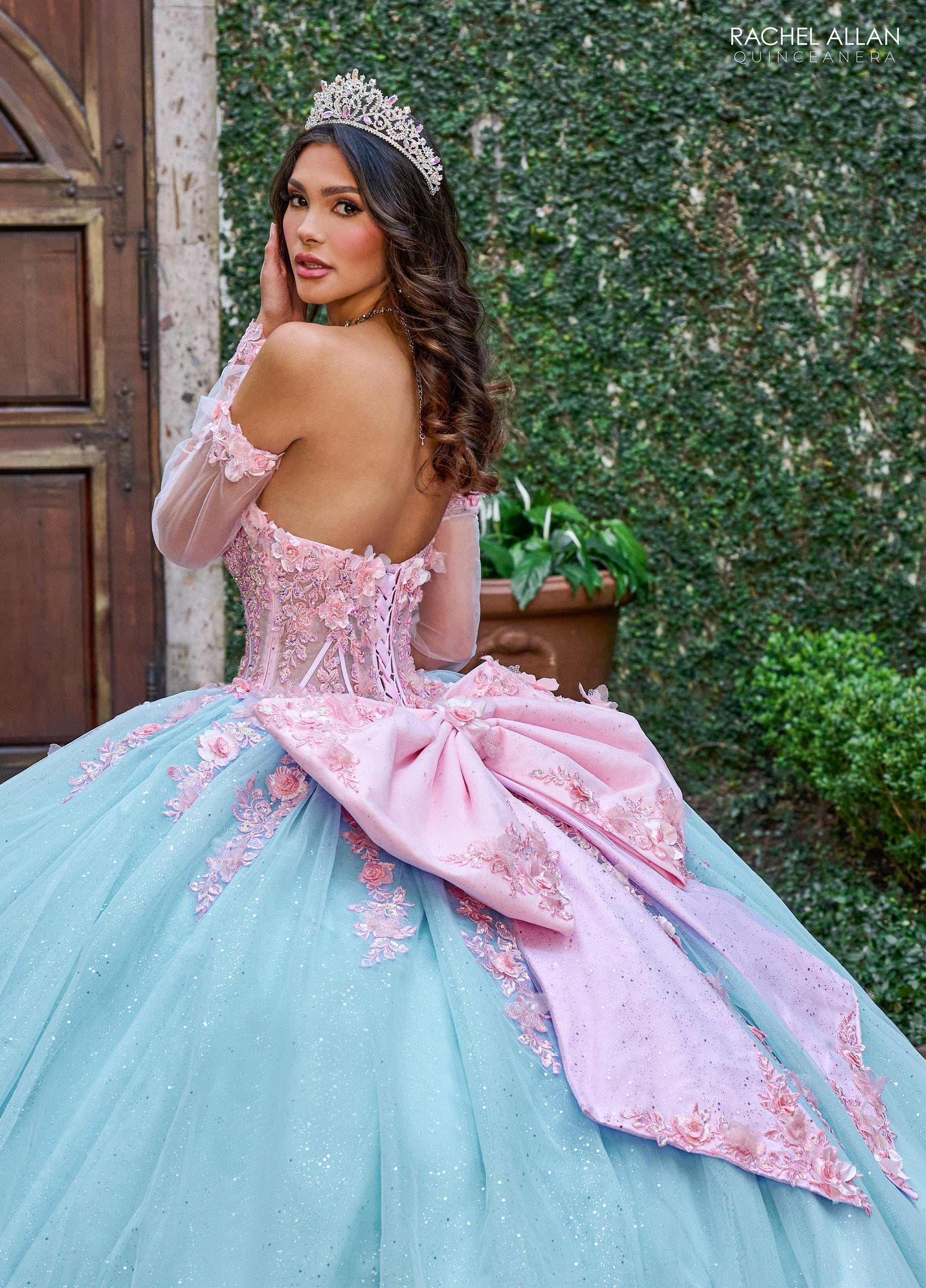 Rachel Allan RQ2196 Strapless Corset Quinceanera Dress