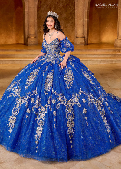 Rachel Allan RQ2202 Sleeveless Corset Quinceanera Dress