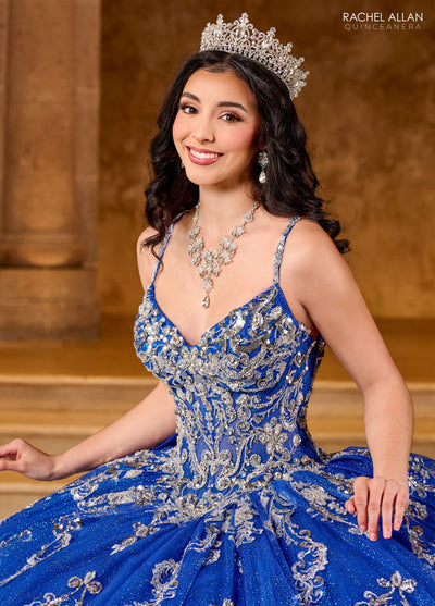 Rachel Allan RQ2202 Sleeveless Corset Quinceanera Dress