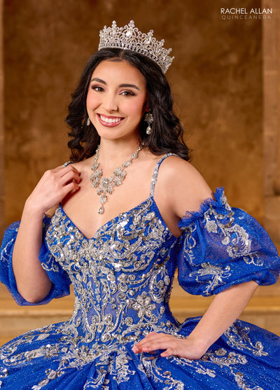 Rachel Allan RQ2202 Sleeveless Corset Quinceanera Dress