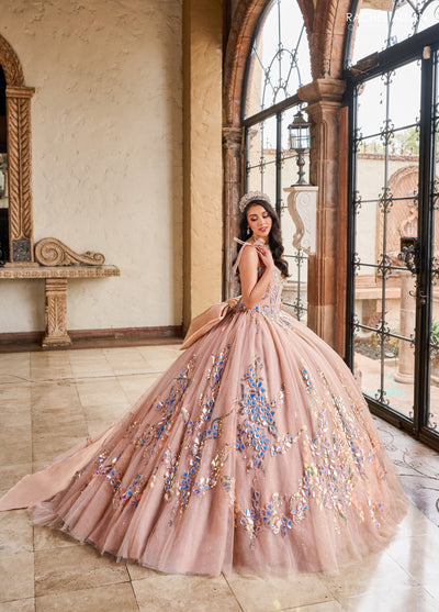 Rachel Allan RQ2203 Sleeveless Bow Quinceanera Dress