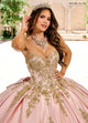 Rachel Allan RQ2217 Long Sleeve Quinceanera Dress