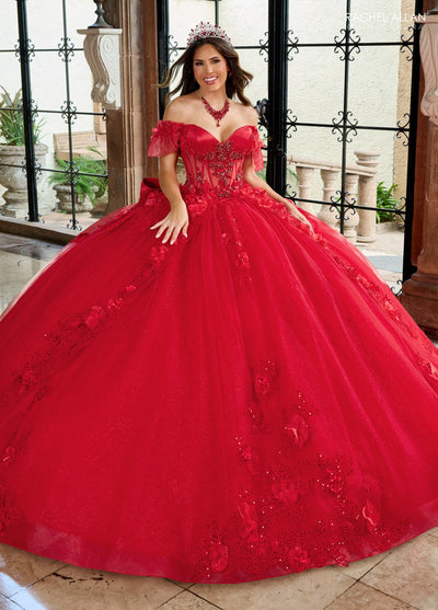 Rachel Allan RQ2220 Off Shoulder Quinceanera Dress