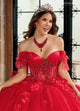 Rachel Allan RQ2220 Off Shoulder Quinceanera Dress