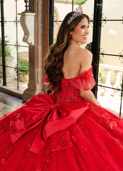 Rachel Allan RQ2220 Off Shoulder Quinceanera Dress