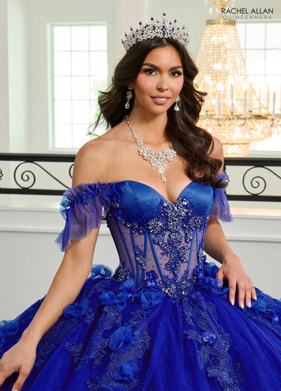 Rachel Allan RQ2220 Off Shoulder Quinceanera Dress