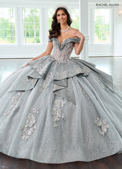 Rachel Allan RQ2222 Off Shoulder Quinceanera Dress