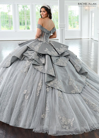 Rachel Allan RQ2222 Off Shoulder Quinceanera Dress