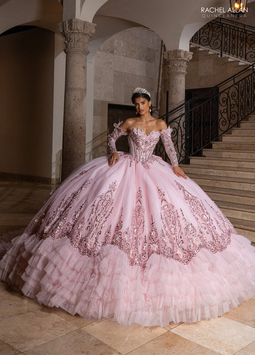 Rachel Allan RQ2243 Ruffled Quinceanera Dress