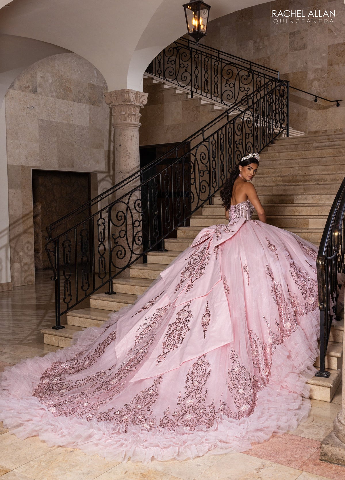 Rachel Allan RQ2243 Ruffled Quinceanera Dress