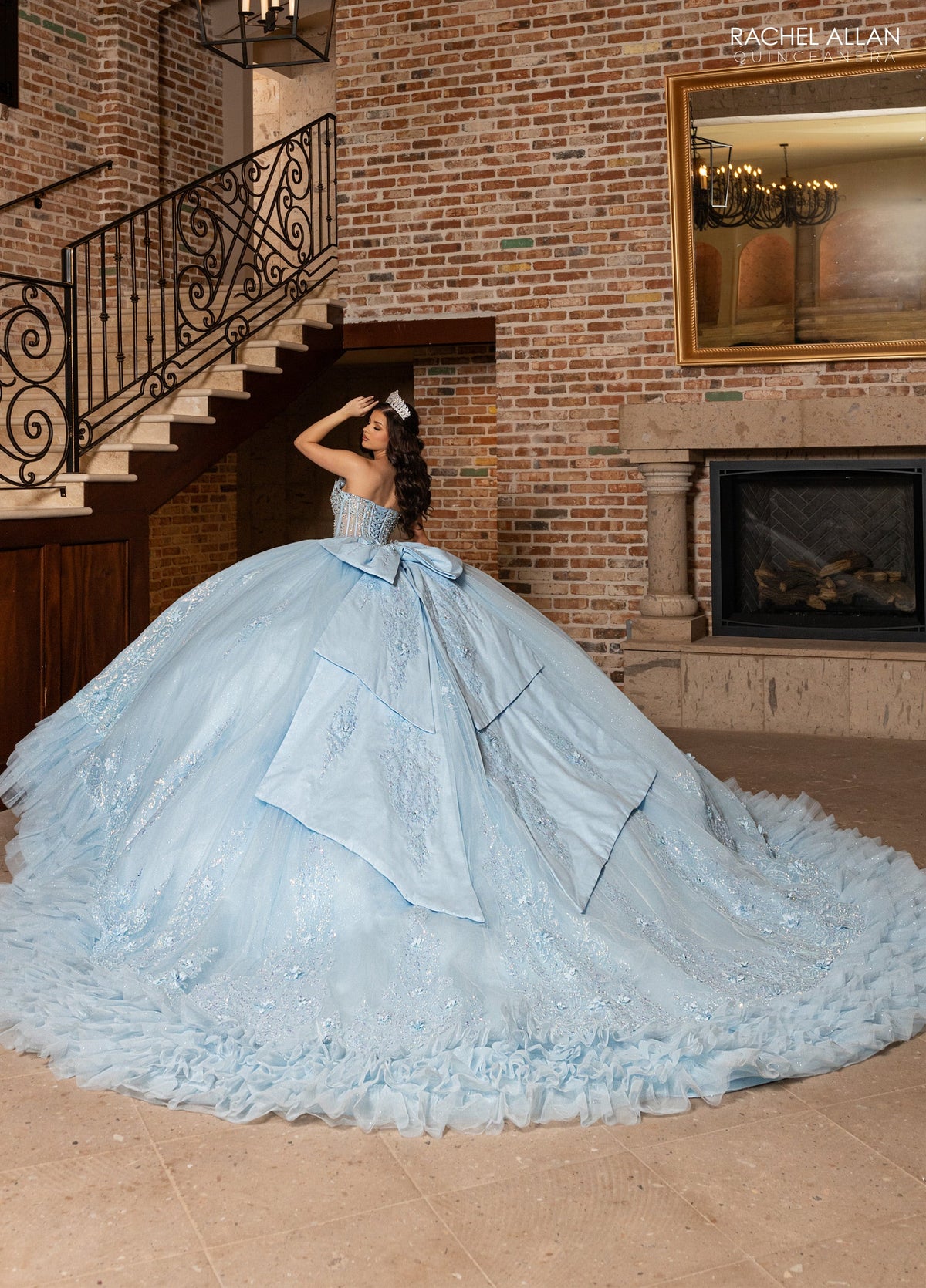 Rachel Allan RQ2243 Ruffled Quinceanera Dress