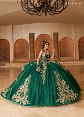 Rachel Allan RQ2244 Cap Sleeve Quinceanera Dress