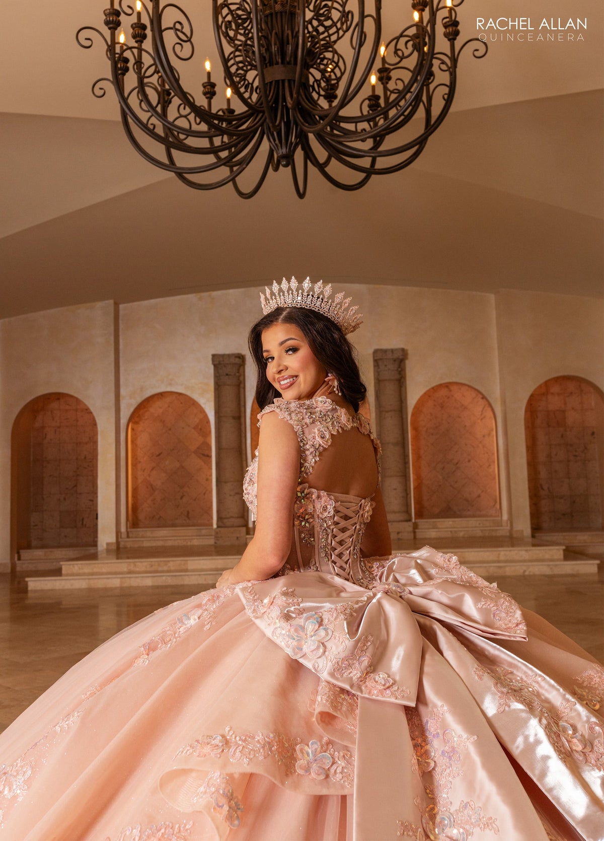 Rachel Allan RQ2244 Cap Sleeve Quinceanera Dress