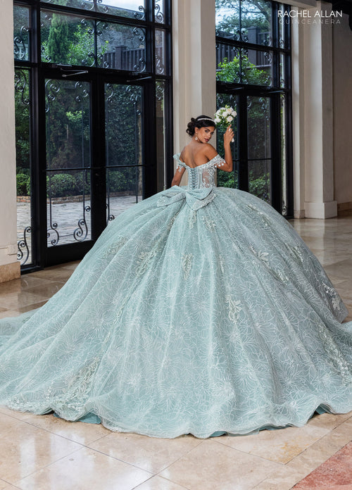 Rachel Allan RQ2246 Off Shoulder Quinceanera Dress