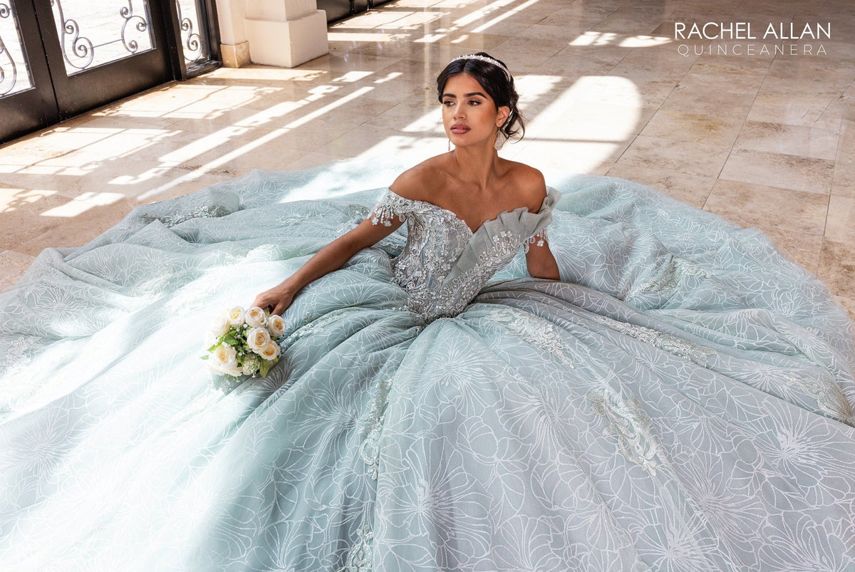 Rachel Allan RQ2246 Off Shoulder Quinceanera Dress