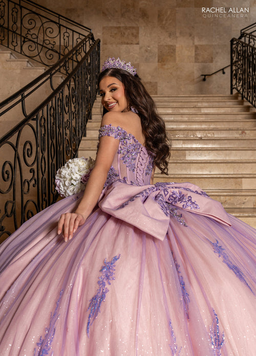 Rachel Allan RQ2247 Off Shoulder Quinceanera Dress