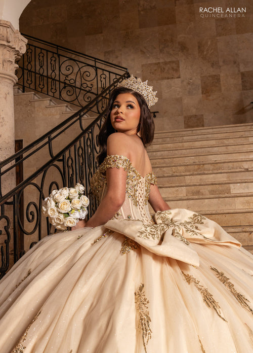 Rachel Allan RQ2247 Off Shoulder Quinceanera Dress