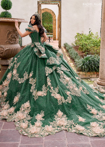Rachel Allan RQ3133 Off Shoulder Quinceanera Dress
