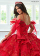 Rachel Allan RQ3147 Off Shoulder Bow Quinceanera Dress