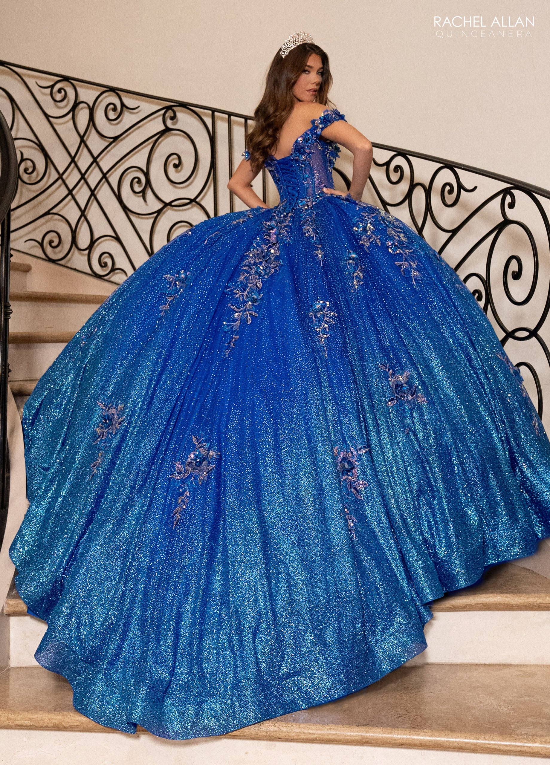 Rachel Allan RQ3150 Off Shoulder Quinceanera Dress