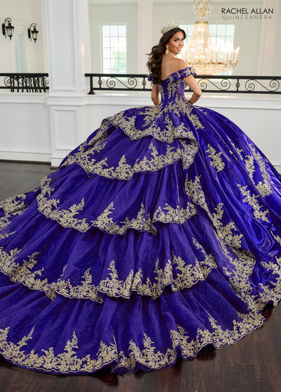 Rachel Allan RQ3151 Off Shoulder Quinceanera Dress