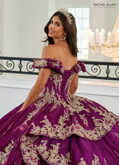 Rachel Allan RQ3151 Off Shoulder Quinceanera Dress