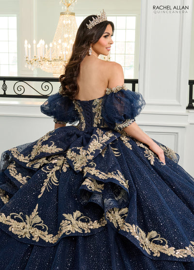 Rachel Allan RQ3153 Puff Sleeve Quinceanera Dress