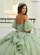 Rachel Allan RQ3153 Puff Sleeve Quinceanera Dress