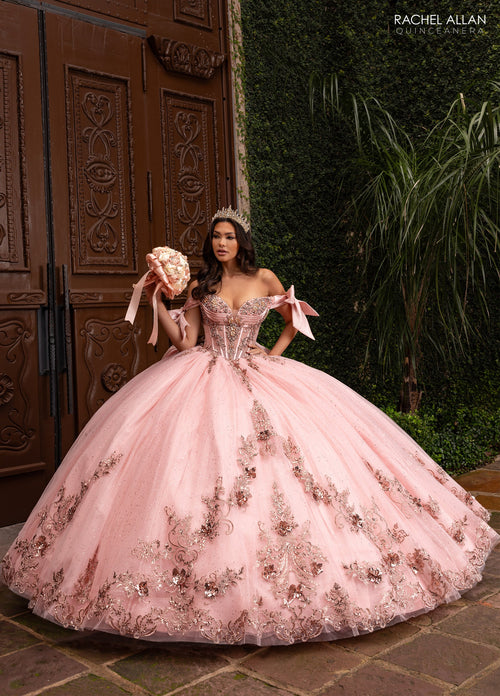 Rachel Allan RQ3155 Off Shoulder Quinceanera Dress
