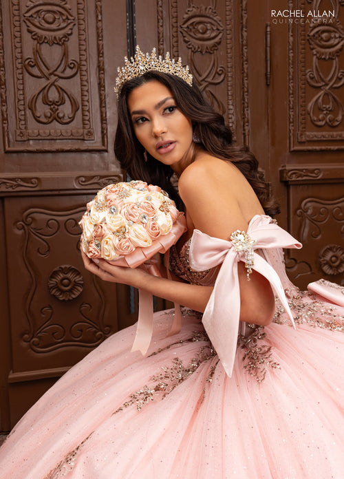Rachel Allan RQ3155 Off Shoulder Quinceanera Dress