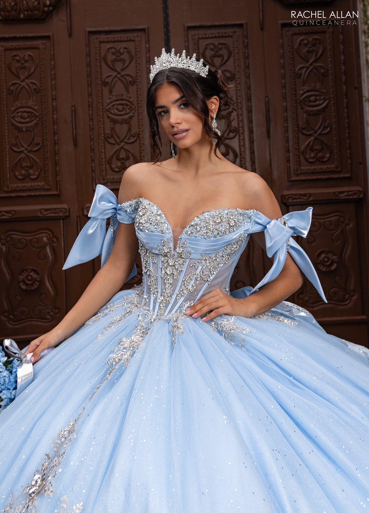 Rachel Allan RQ3155 Off Shoulder Quinceanera Dress
