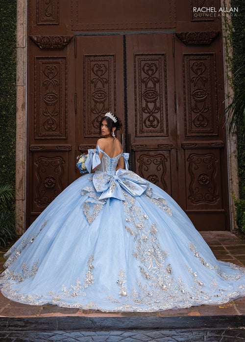 Rachel Allan RQ3155 Off Shoulder Quinceanera Dress