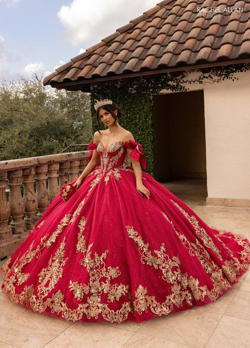 Rachel Allan RQ3155 Off Shoulder Quinceanera Dress