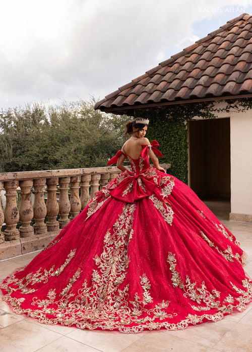 Rachel Allan RQ3155 Off Shoulder Quinceanera Dress