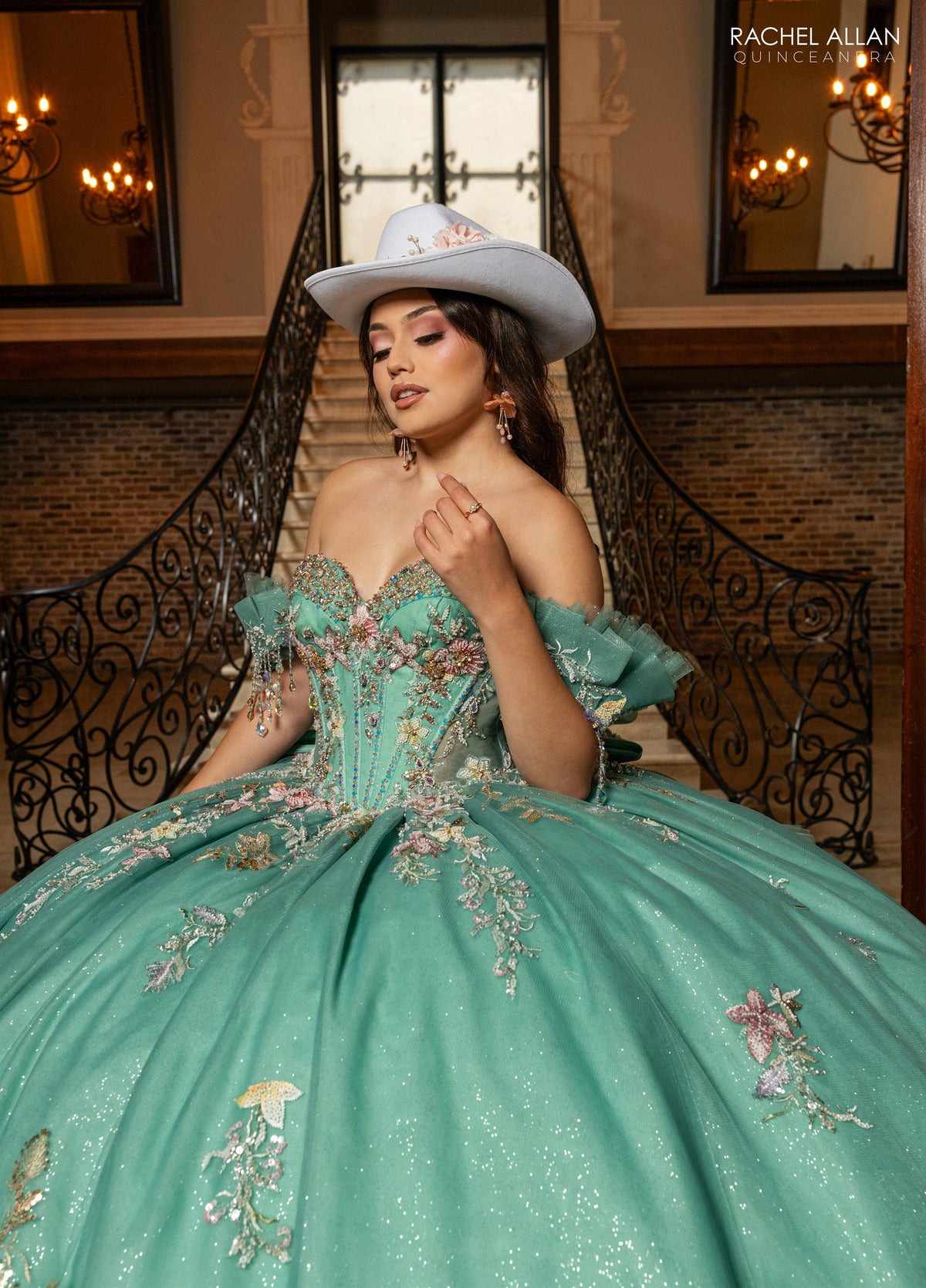 Rachel Allan RQ3174 Bow Quinceanera Dress
