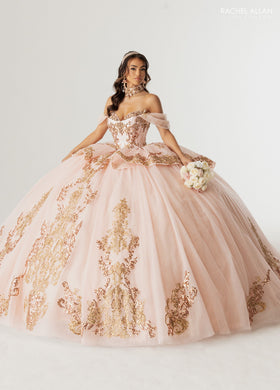 Rachel Allan RQ3175 Off Shoulder Quinceanera Dress
