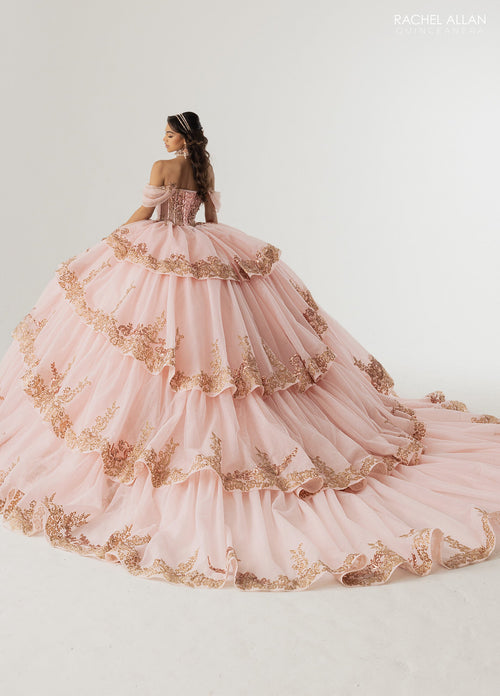 Rachel Allan RQ3175 Off Shoulder Quinceanera Dress