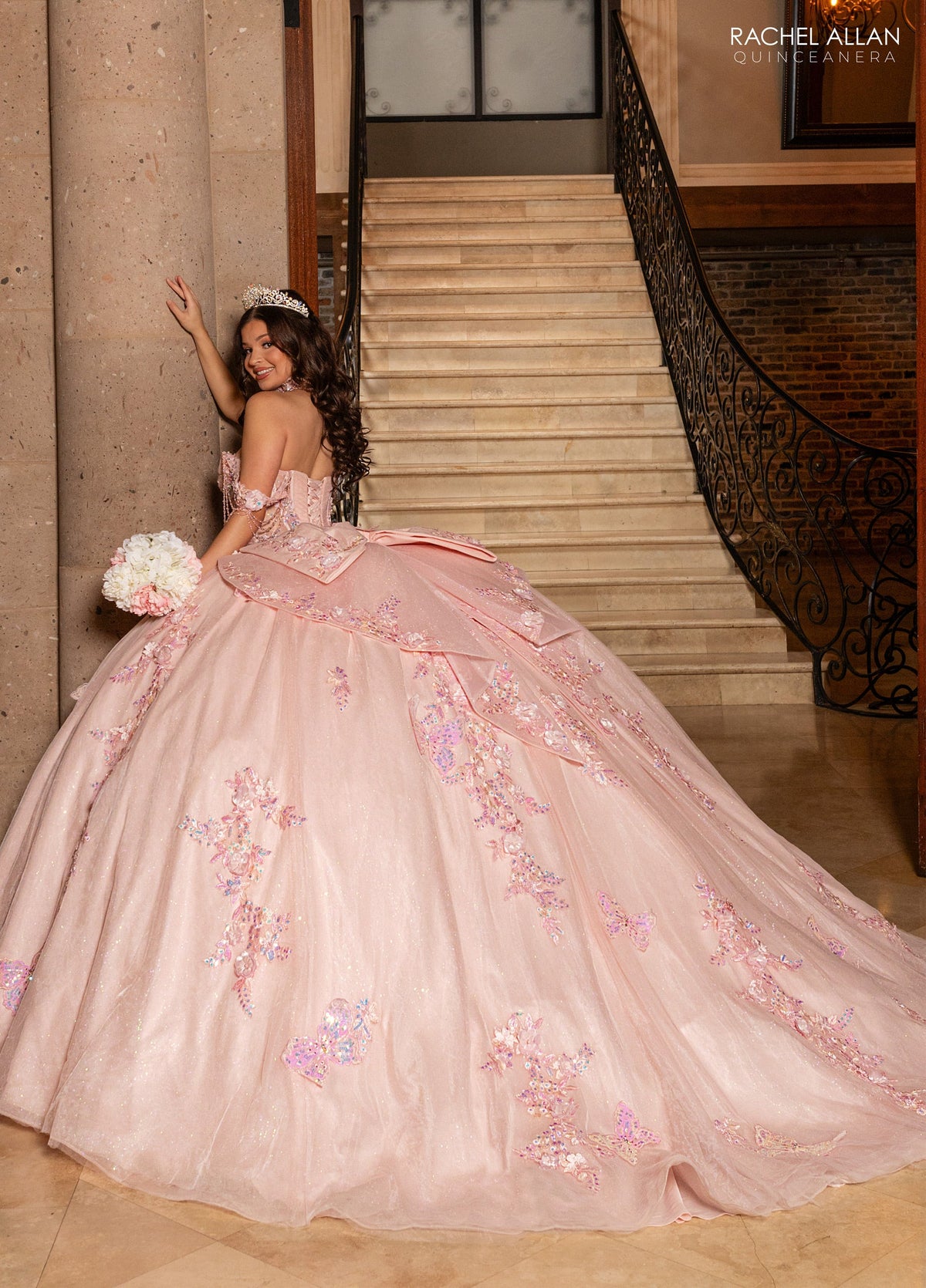 Rachel Allan RQ3176 Butterfly Quinceanera Dress