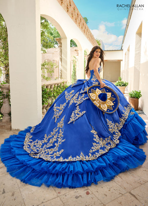 Rachel Allan RQ5010 Charro Strapless Quinceanera Dress