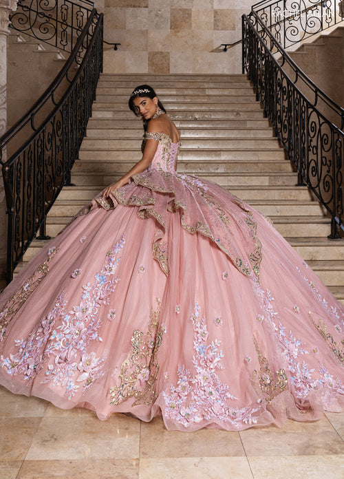 Rachel Allan RQ6010 Off Shoulder Quinceanera Dress