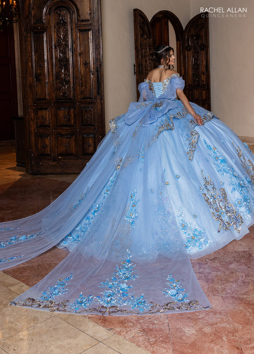 Rachel Allan RQ6010 Off Shoulder Quinceanera Dress
