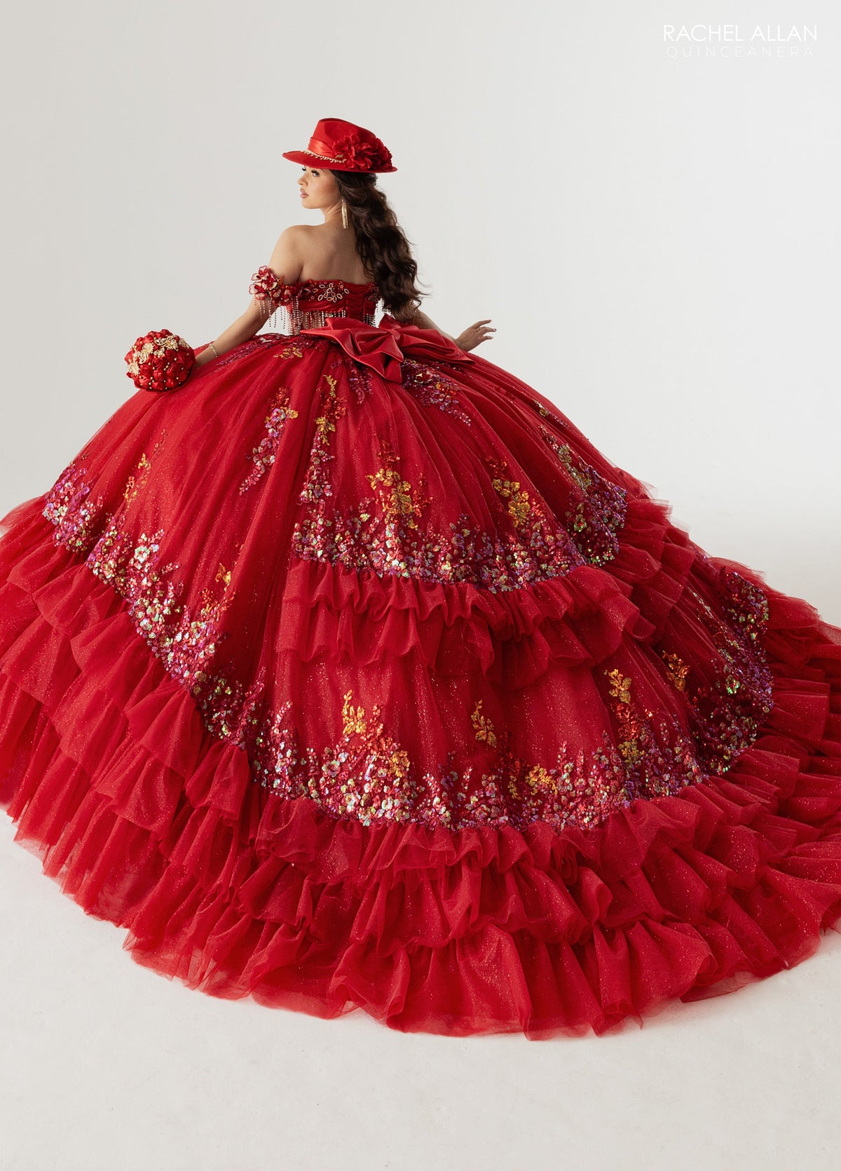 Rachel Allan RQ6012 Off Shoulder Quinceanera Dress