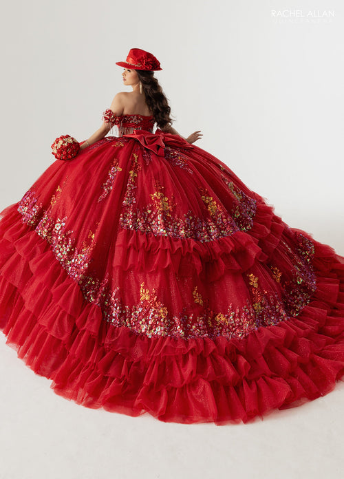 Rachel Allan RQ6012 Off Shoulder Quinceanera Dress
