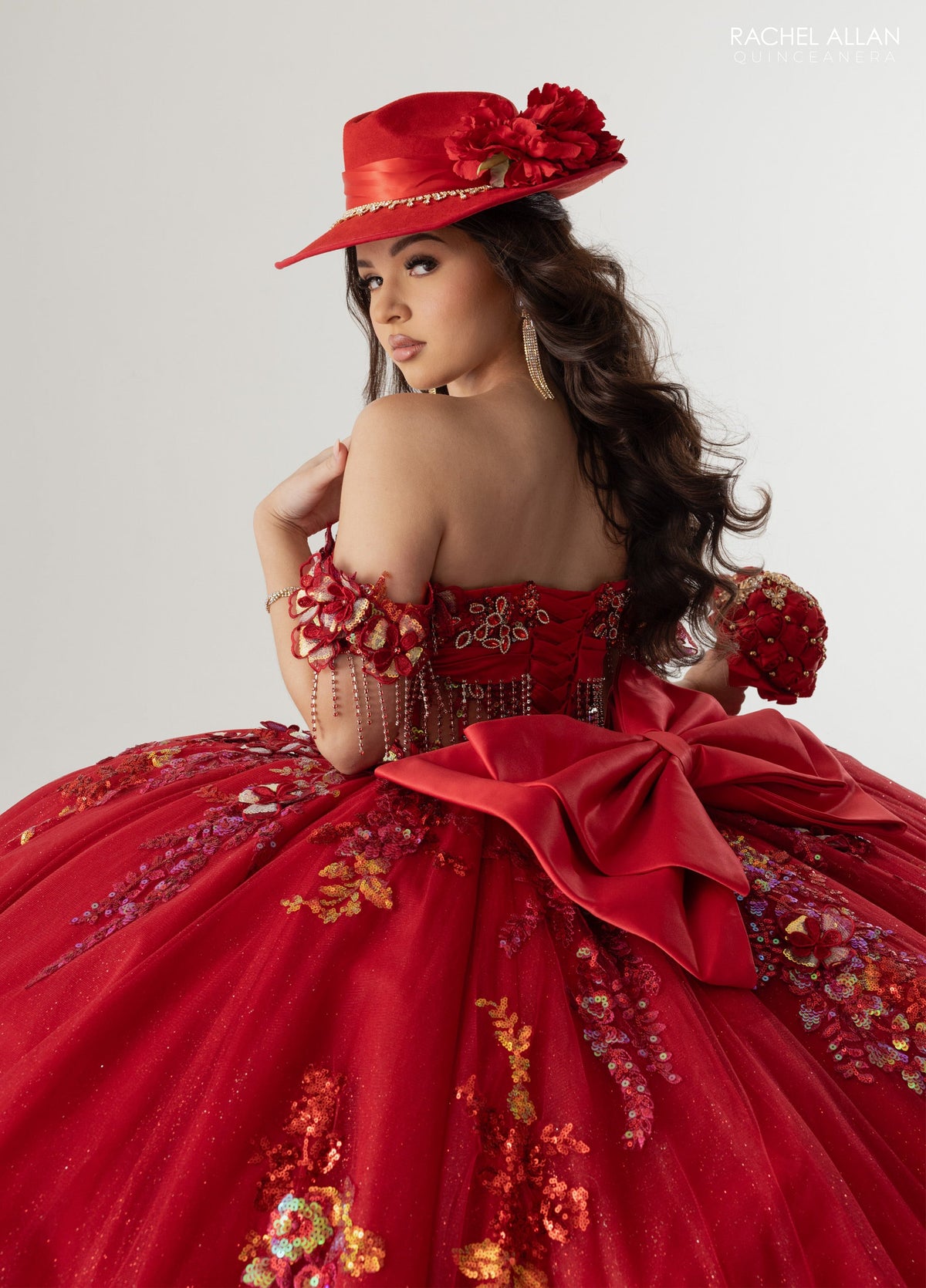 Rachel Allan RQ6012 Off Shoulder Quinceanera Dress